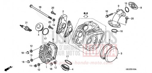 COUVERCLE DE CULASSE CRF50FA de 2010